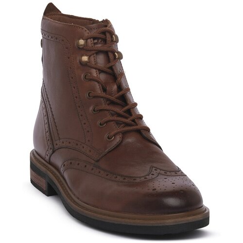 Clarks Pol&amp;scaron;kornji NEWFORD LACE BT Kostanjeva Slike