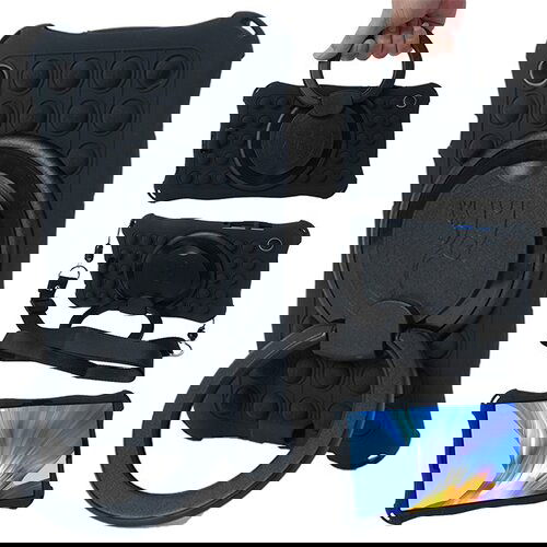  Kickstand Pop Bubble maska za Samsung Galaxy Tab A9+ Black Cijene