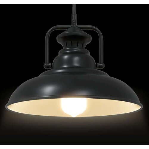 vidaXL Visilica E27 crna Ø 31 cm željezo Cene