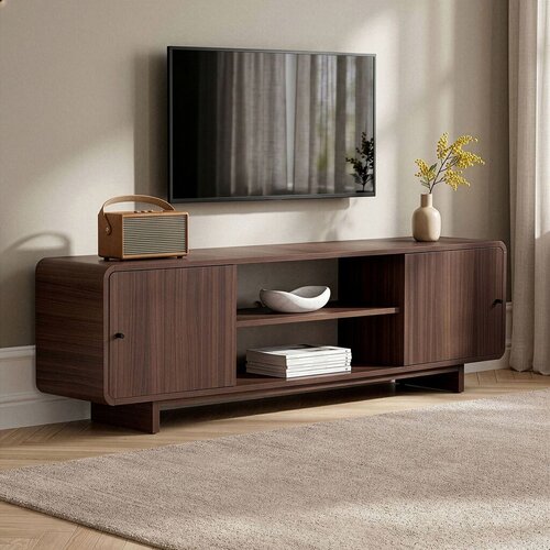 Hanah home TV komoda, Braon Slike