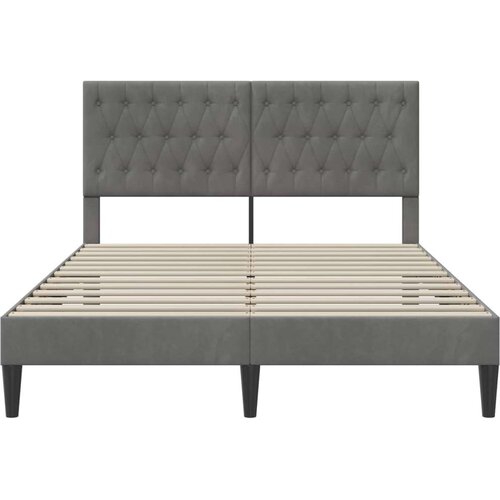  Okvir za krevet Tamnosiva 140 x 190 cm Bar&amp;scaron;un - Tamnosiva 140 x 190 cm Slike