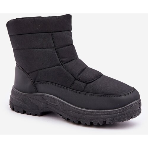EVENTO PH2 Men's Snow Boots With Zip Insulated With Fur Black Linnora Cijene