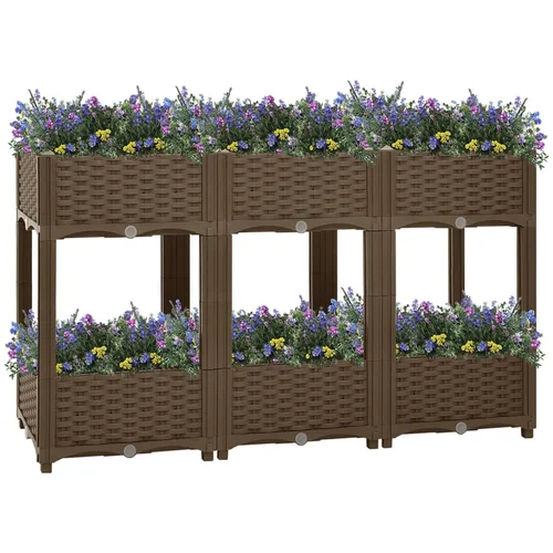 Furnova Visoka greda 120x40x71 cm polipropilen, (21920979)