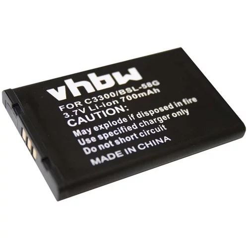 VHBW Baterija za LG C2000 / C3300 / C3320 / C3380, 700 mAh