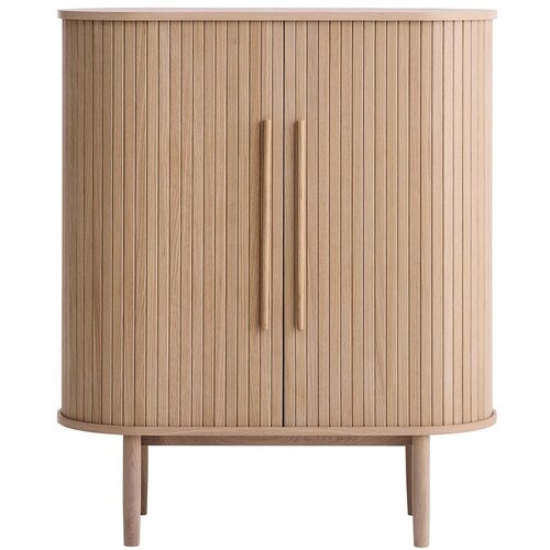Unique Furniture Ormarić u dekoru hrasta s kliznim vratima u svijetloj prirodnoj boji 100x118x40 cm Meta – Cene