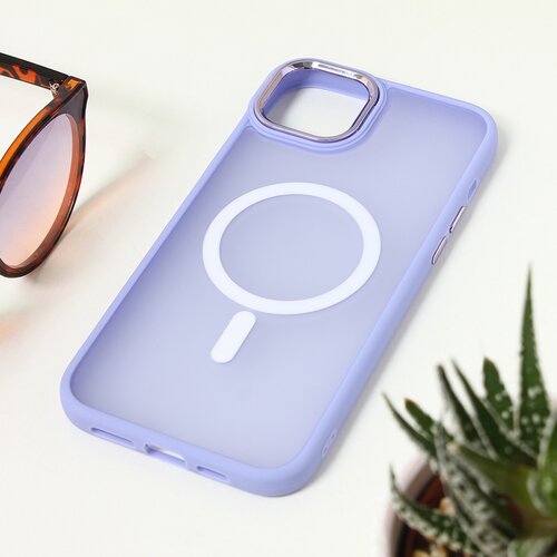  Torbica magsafe colorful za iphone 15 plus 6.7 lila Slike