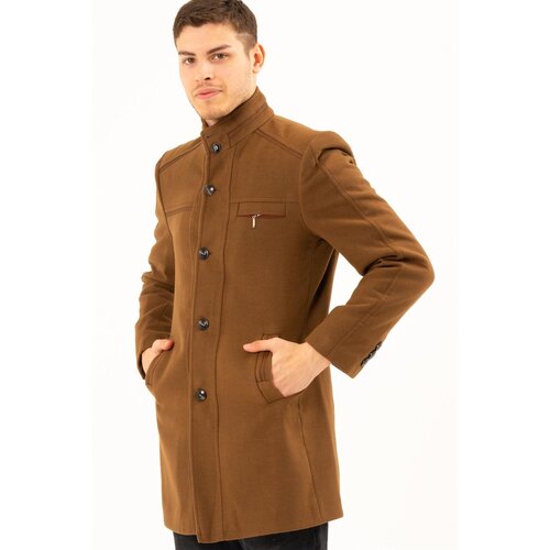 Dewberry PLT8369 COAT-FLAT CAMEL Cene