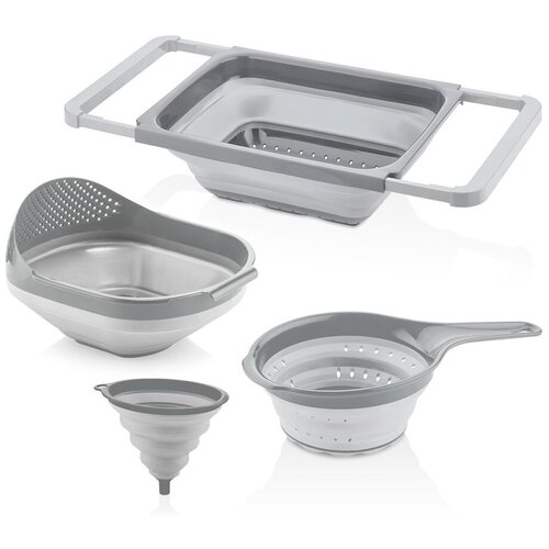 Hermia Set cediljki, 5 komada, Sivi Cene