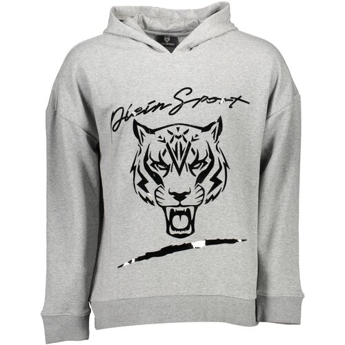 Plein Sport SWEATSHIRT WITHOUT ZIP MAN GRAY Cene