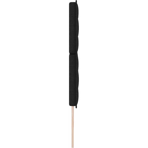 Uzglavlje Crna 200 cm tkanina Slike