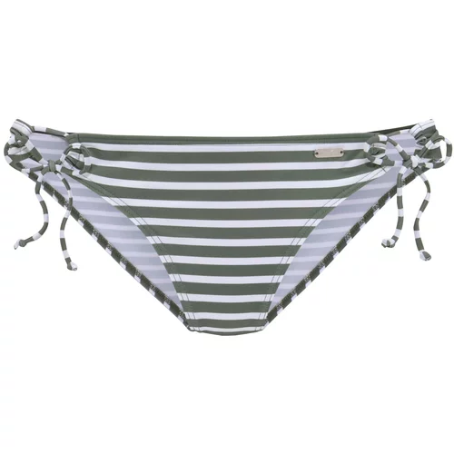 VENICE BEACH Bikini hlačke zelena / bela