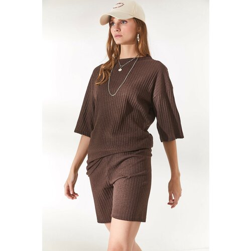 Olalook Two-Piece Set - Brown - Relaxed fit Slike