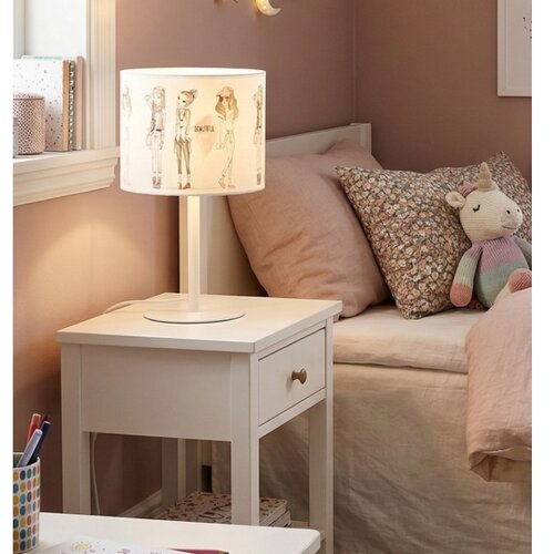  Dečja stona lampa GIRLS VIBES 1xE27/60W/230V, &amp;Oslash; 18 cm, za devojčice Slike
