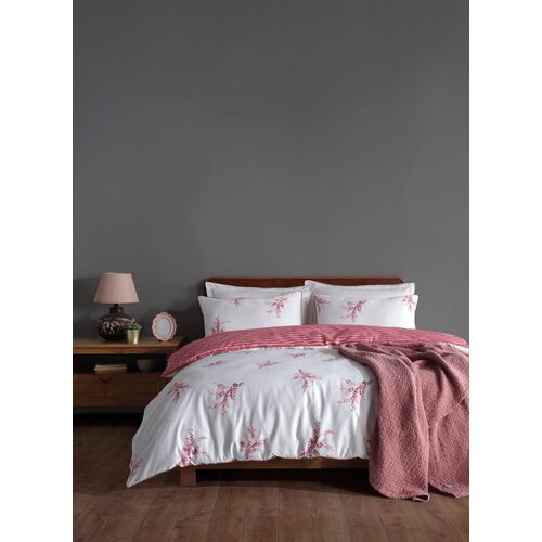 L'essentiel Maison ranforce posteljina Meltem, 140x200cm, Belo-roze Slike