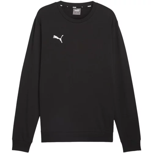 Puma Sportska sweater majica 'TeamGoal' crna / bijela