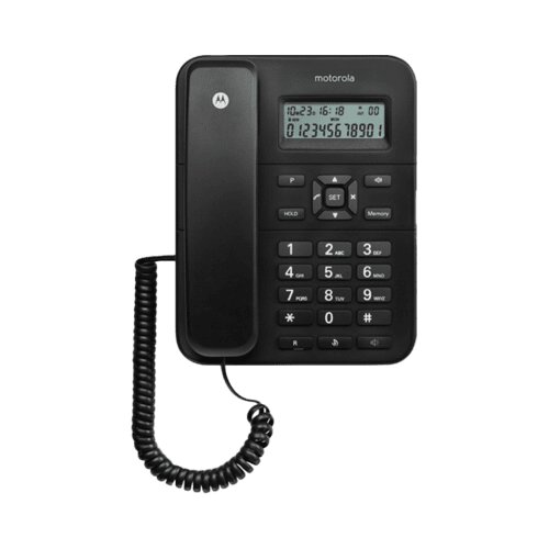 Motorola CT202 Analogni telefon Identifikacija poziva Crno Slike