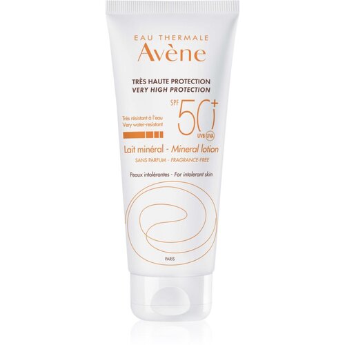 Av&amp;egrave;ne Sun Min&amp;eacute;ral za&amp;scaron;titno mlijeko bez kemijskih filtera i mirisa SPF 50+ 100 ml Slike
