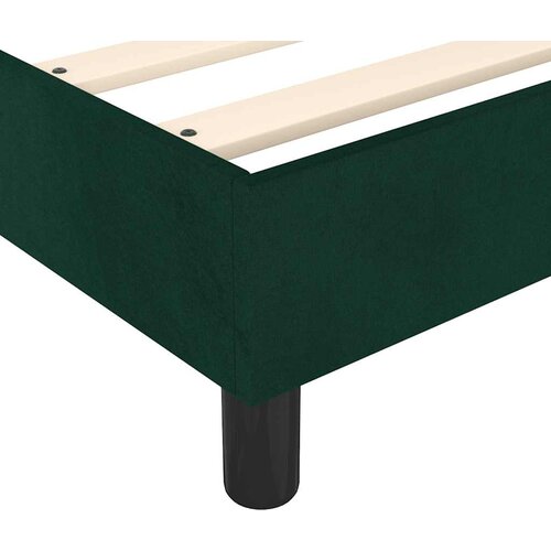 Box spring krevet s madracem tamnozeleni 80 x 200 cm bar&amp;scaron;unasti Slike