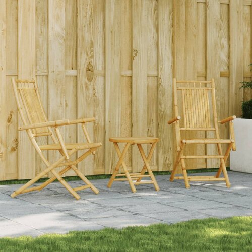 VidaXL 3-dijelni bistro set od bambusa Slike