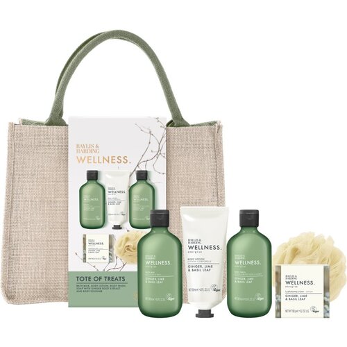 Baylis &amp;amp; Harding Wellness. Energise poklon set kozmetička torbica Ginger, Lime &amp;amp; Basil Leaf Slike