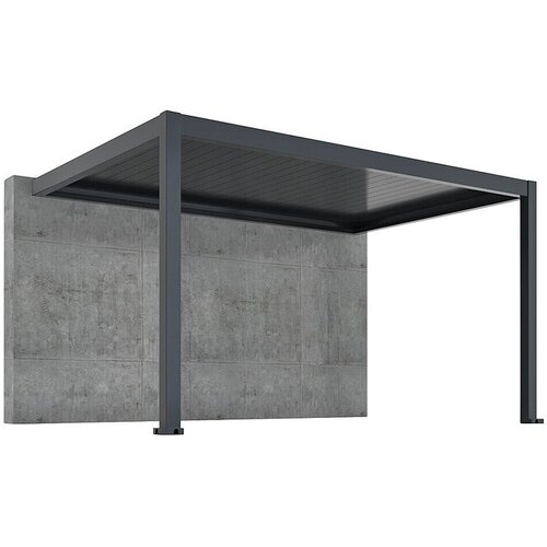  Pergola - stenska Bellano S25 (Barva ogrodja: Antracit, Aluminij, &amp;Scaron; x G x V: 4 x 3 x 2,5 m) Slike