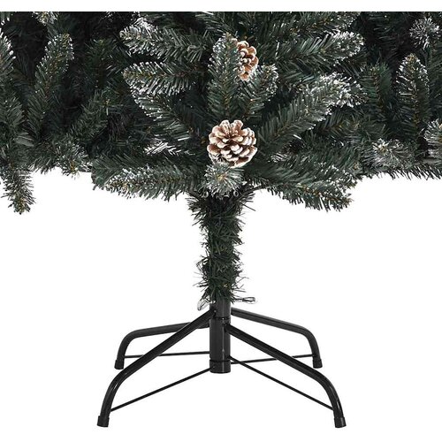  Umjetno božićno drvce sa stalkom zeleno 120 cm PVC Slike