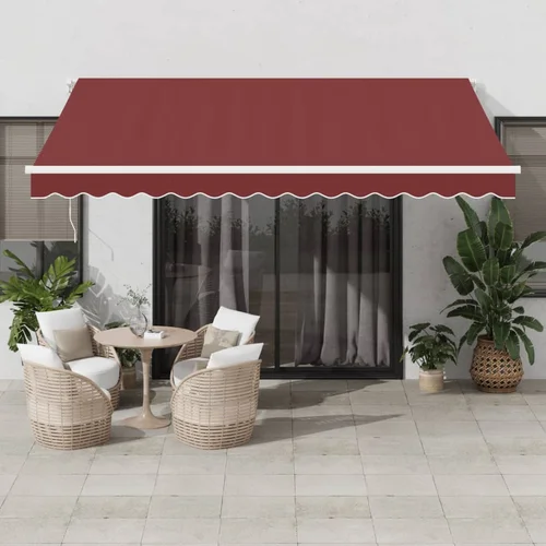 vidaXL Avtomatsko zložljiva tenda z LED bordo 400x300 cm vidaXL Avtomatsko zložljiva tenda z LED bordo 400x300 cm