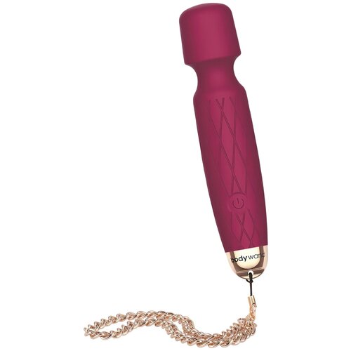 Bodywand Luxe - punjivi, mini vibrator za masažu (tamno ružičasti) Cene