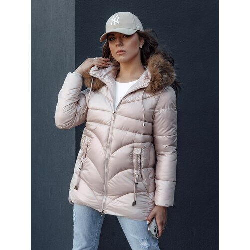 DStreet Kurtka damska zimowa WINTERCHIC r&amp;oacute;żowa Slike