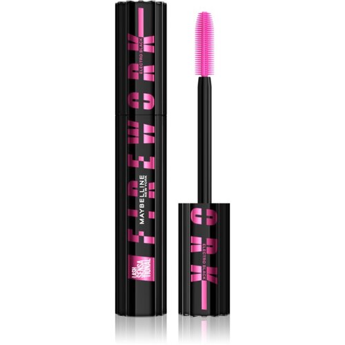 Maybelline Lash Sensational Electro Black maskara za podaljšanje, privihanje in volumen trepalnic ekstra črna 10 ml Cene