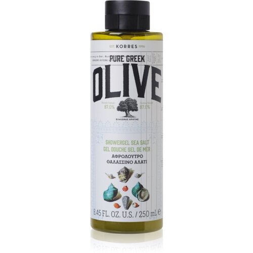 Korres Pure Greek Olive & Sea Salt osvježavajući gel za tu&scaron;iranje 250 ml Cijene
