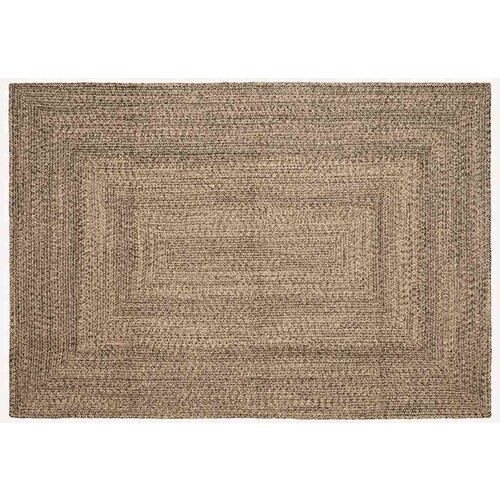  Tepih Isprepleteni Prirodna i crno 200 x 290 cm Juta Slike