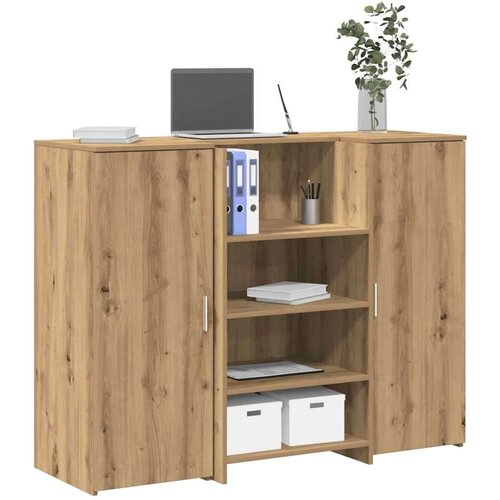  Recepcijski stol 135x50x103 5 cm od konstruiranog drva Slike