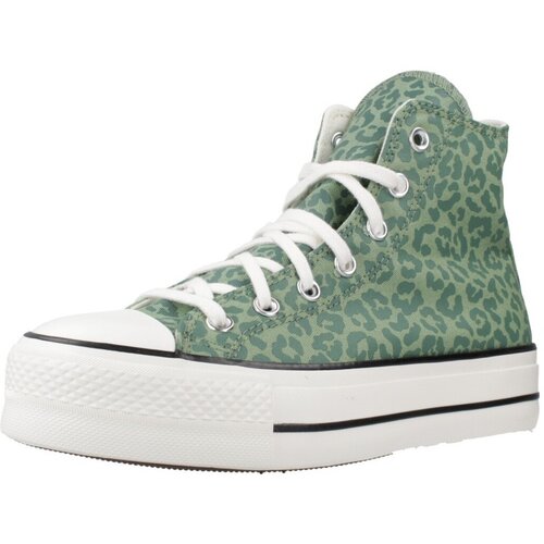 Converse Modne superge CHUCK TAYLOR ALL STAR LIFT HI Zelena Slike