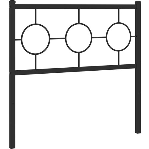 Maison Chic kovinsko posteljno vzglavje - vzglavna omarica - nočna omarica črno 90 cm, (21704627) Cene