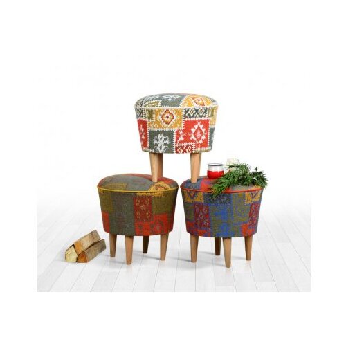Atelier Del Sofa tabure rug multicolor Slike