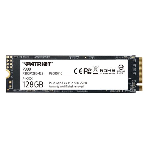 Patriot SSD 128GB, M.22280 PCIe Gen3 x 4, NVMe 1.3R/W: 1700/1100 MB/s Slike