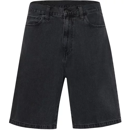 Carhartt WIP Pamučne traper kratke hlače boja: crna, I030469-BLUESTOWAS