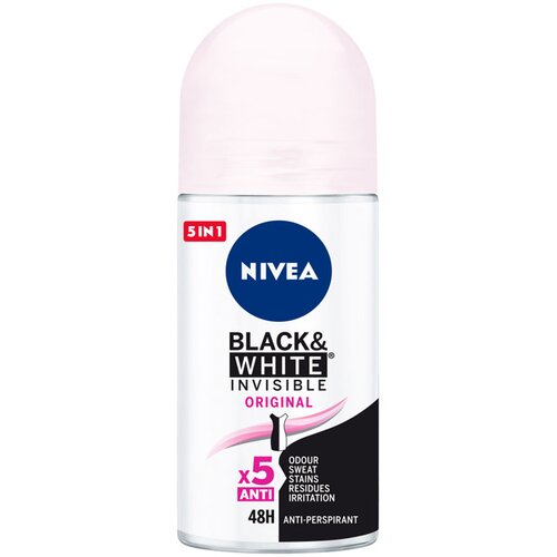 Nivea black & White Invisible Clear roll on 50ml Cene
