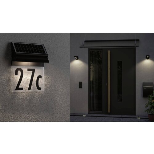 PAULMANN 94694 - LED/0,2W IP44 solarni kućni broj neda 3,7V Slike