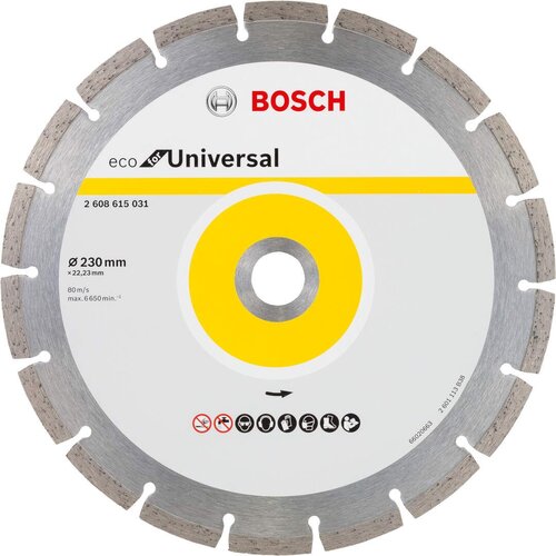 Bosch dijamantska rezna ploča ECO For Universal 230x22,23x2,6x7 - pakovanje od 10 komada (2608615044) Cene