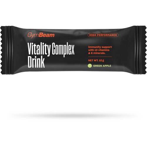 GymBeam Vitality Complex Drink 12 g zelena jabuka Slike