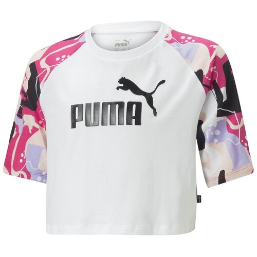 Puma G ESS+ ART RAGLAN TEE Bijela Slike