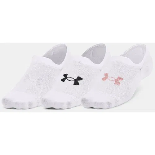 Under Armour UA Essential UltraLowTab Nogavice 3 para Bela