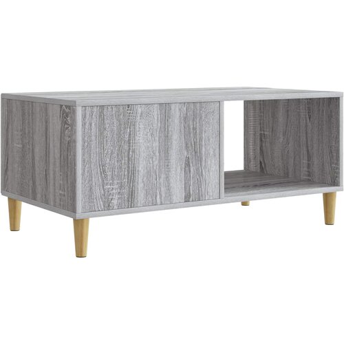  Kava Stol Siva sonoma 90 x 50 x 40 cm Konstruirano drvo Slike