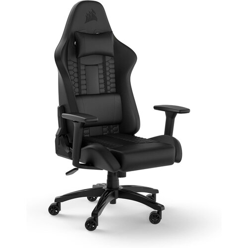 Corsair TC100 Gaming ChairLeatherette Black/Black, 120kg Cijene