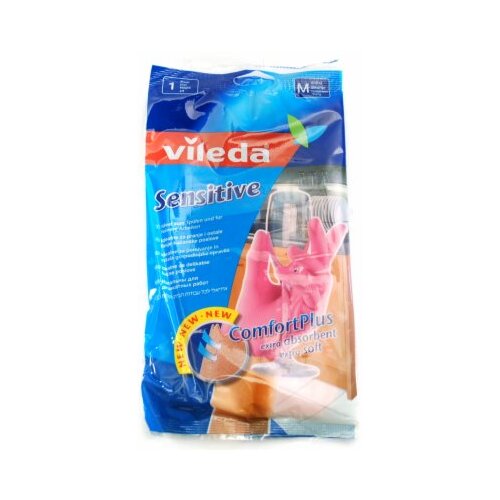 Vileda Rokavice Sensitive Comfort M Slike