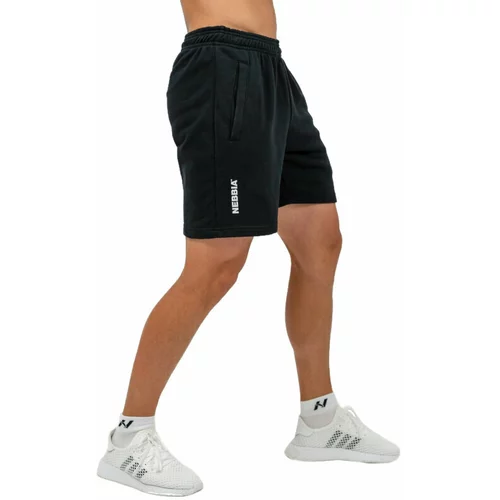 NEBBIA Athletic Sweatshorts Maximum Black L Fitness hlače
