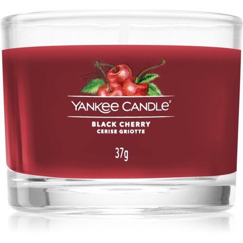 Yankee Candle Black Cherry mala mirisna svijeća bez staklene posude glass 37 g Slike