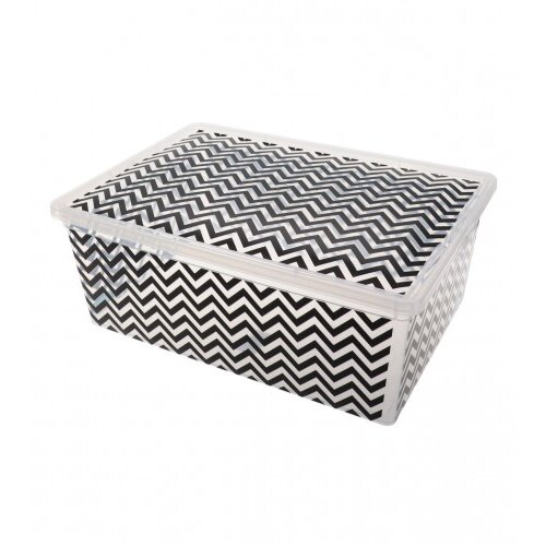 QUTU Kutija za odlaganje 26x37x14cm 10l ZIG ZAG Cijene